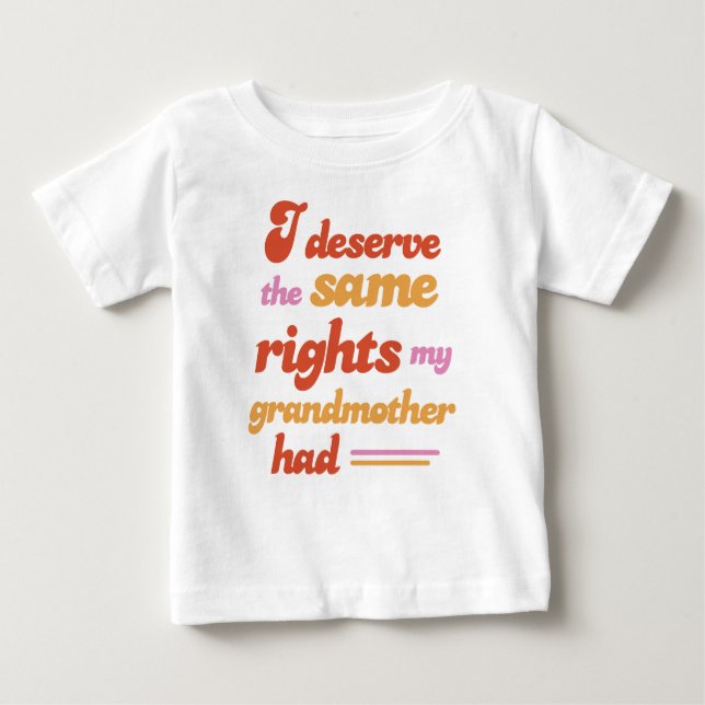 Women's Rights Baby, Toddler and Kids Shirt (Front)