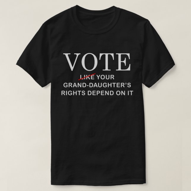 Women's Rights Election 2026 Feminist Voting Tee (Design Front)