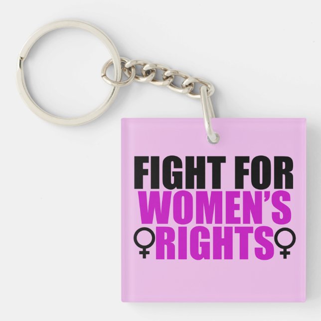 Women's Rights Key Ring (Front)