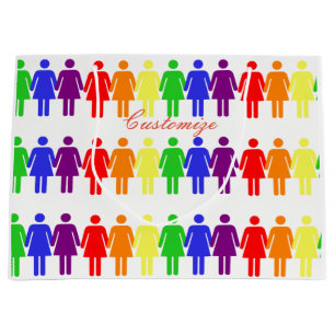 women's rights LGBTQIA Thunder_Cove any colour Large Gift Bag