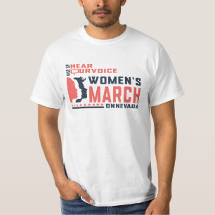 Women's Rights Merchandise on Nevada T-Shirt