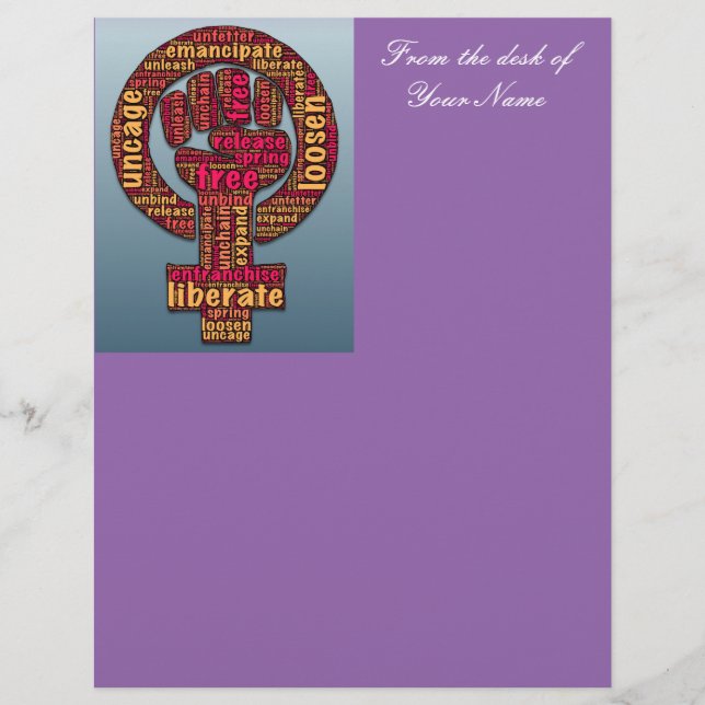 women's rights Raised Fist Thunder_Cove any colour (Front)