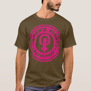 Womens Rights Roevember Vintage Pink T-Shirt