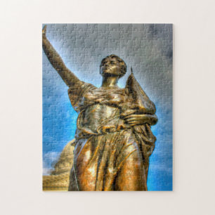 Womens Rights Statue Wisconsin. Jigsaw Puzzle