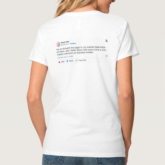 Women's Rights T-Shirt (Back)