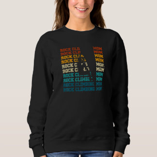 Womens Rock climbing Mum Sweatshirt