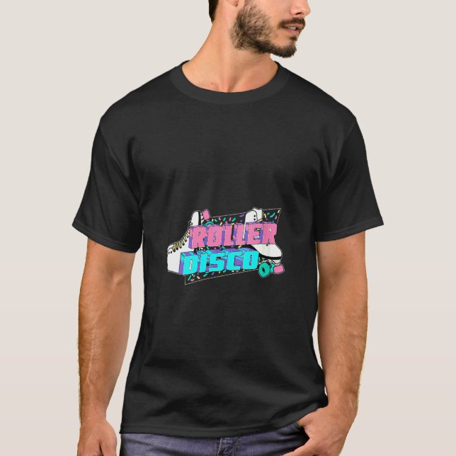 Womens Roller Skating Retro Roller Disco Retro Par T-Shirt (Front)