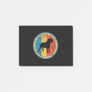 Womens Rottweiler Dog Lover Distressed Post-it Notes