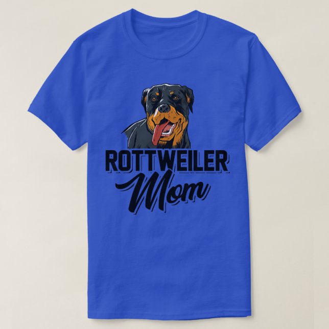 Womens Rottweiler Mum Dog Owners Dogs Walking Dog  T-Shirt (Design Front)