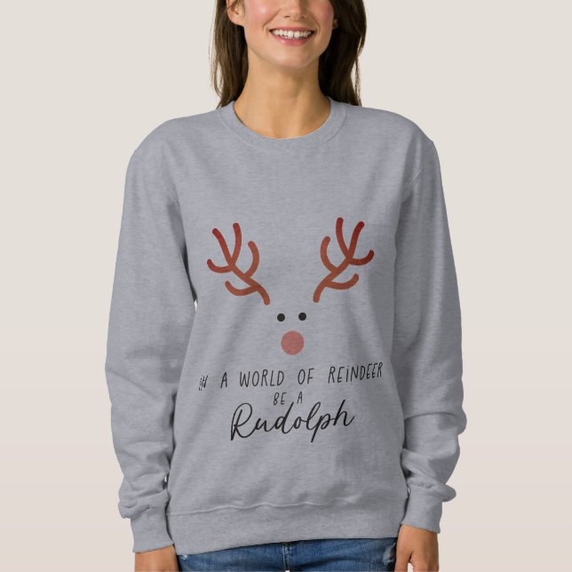 Women's Rudolph Sweat Shirt (Front)