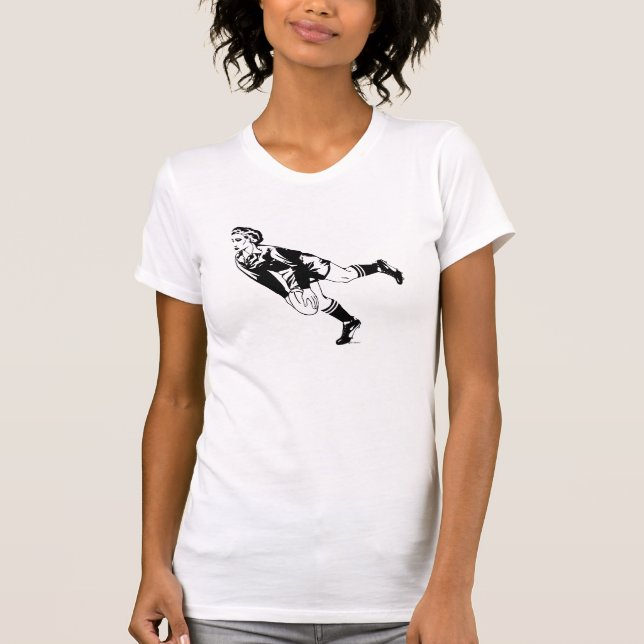 Womens' Rugby Pass T-Shirt (Front)