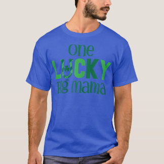 Womens Saint Patricks Day Costumes for Pig Mama On T-Shirt