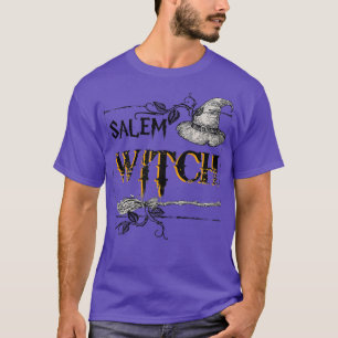 Womens Salem Witch Halloween Costumes 2022 Spooky T-Shirt