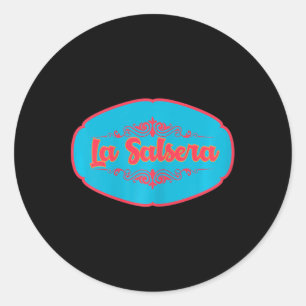 Womens Salsa Dancer la Salsera' Classic Round Sticker