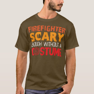 Womens Scary firefighter spooky Halloween witches  T-Shirt