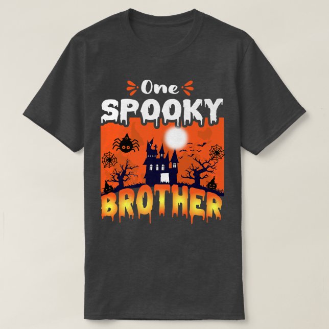 Womens Scary spooky Halloween design haunted castl T-Shirt (Design Front)