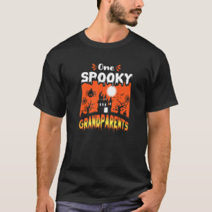 Womens Scary Spooky Halloween Haunted Castle Night T-Shirt