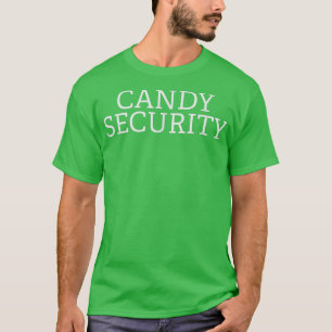 Womens Scary spooky Halloween witches candy securi T-Shirt