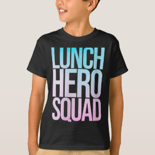 Womens School Lunch Hero Squad Cafeteria Workers C T-Shirt