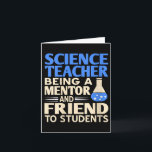 Womens Science Teacher Mentor And Friend To Studen Card<br><div class="desc">Womens Science Teacher Mentor And Friend To Students Humour V-neck</div>