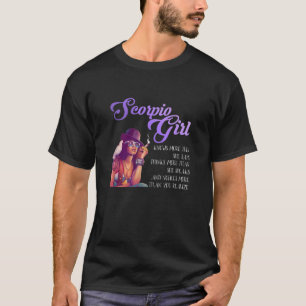 Womens Scorpio Girls Are Born In October 23 - Nove T-Shirt