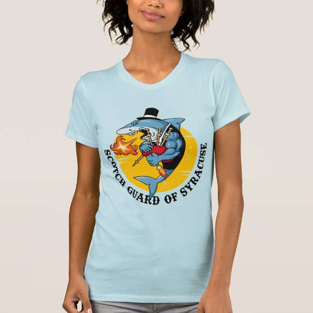 Women's Scotch Guard Shark T-Shirt (Front)