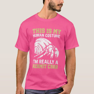 Womens Sea Animals Hermit Crab Aquarist Gift Crab T-Shirt