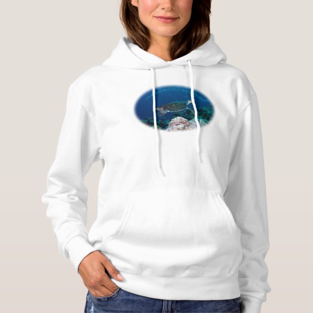 Women's Sea Turtle Hoodie (Front)
