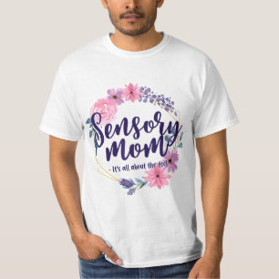 Womens Sensory Mom Sensory Processing Disorder SPD T-Shirt