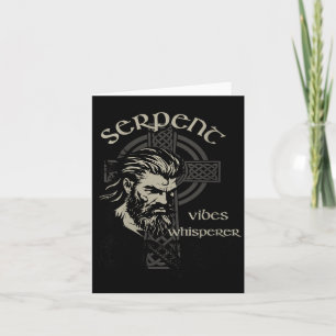 Womens Serpent Vibes Whisperer Nordic Mystic Beard Card