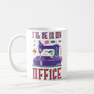 Womens Sewing Machine Quilting Seamstress Sewer Kn Coffee Mug