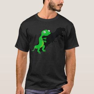 Womens Shadow figure Dino TRe puppet show dinosaur T-Shirt