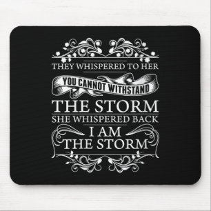 Womens She Whispered Back I Am The Womens Motivati Mouse Pad