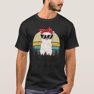 Womens She's A Bad Grandma Llama T Cute Mother's D T-Shirt