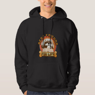 Womens Shih Tzu Best Friends For Life Shih Tzu Dog Hoodie