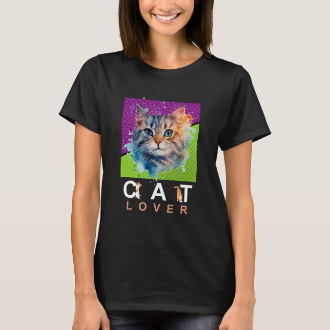 Women's Shirt Cat Lover (Front)