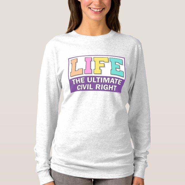 Women's shirts with a pastel design. (Front)