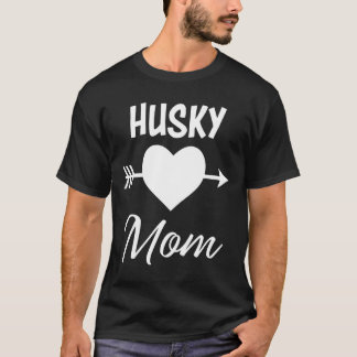 Womens Siberian Husky Mum T-Shirt