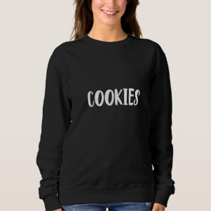 Womens Simple Cookies 'n Cream Matching Couples Ha Sweatshirt