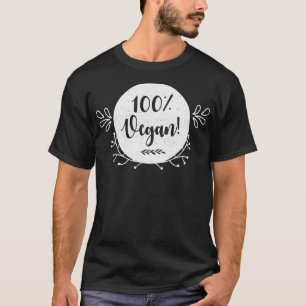 Womens Simple  Cute 100 Vegan Plant-Based Diet Veg T-Shirt
