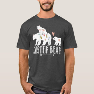 Womens Sister Bear 2 Cubs Sister Bear Twin Sister T-Shirt