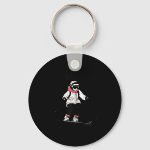 Womens Ski Japan Style Winter Vacation Skiing Skie Key Ring