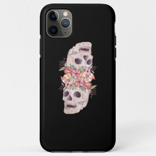 Womens Skull Floral Head Painting Art-Work Cool Case-Mate iPhone Case