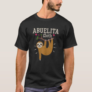 Womens Sloth Graphic Humour Zoo Animal Abuelit T-Shirt