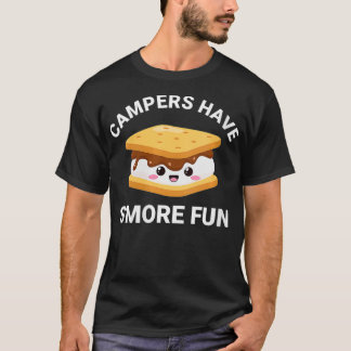 Womens S'mores Marshmallows  Campers Have S'More F T-Shirt