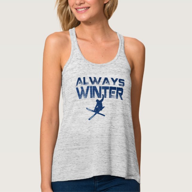 Women's Snow Addict Light Weight Tank (Front)