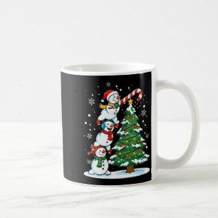 Womens Snowman Candy Cane Christmas Tree Winter Fu Coffee Mug