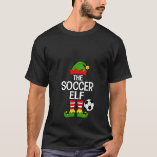 Womens Soccer Elf Xmas Matching Family Elf Squad C T-Shirt