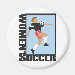 Women's Soccer Magnet