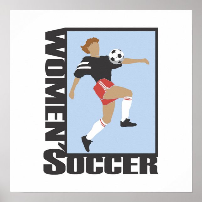 Women's Soccer T shirts and Gifts Poster (Front)